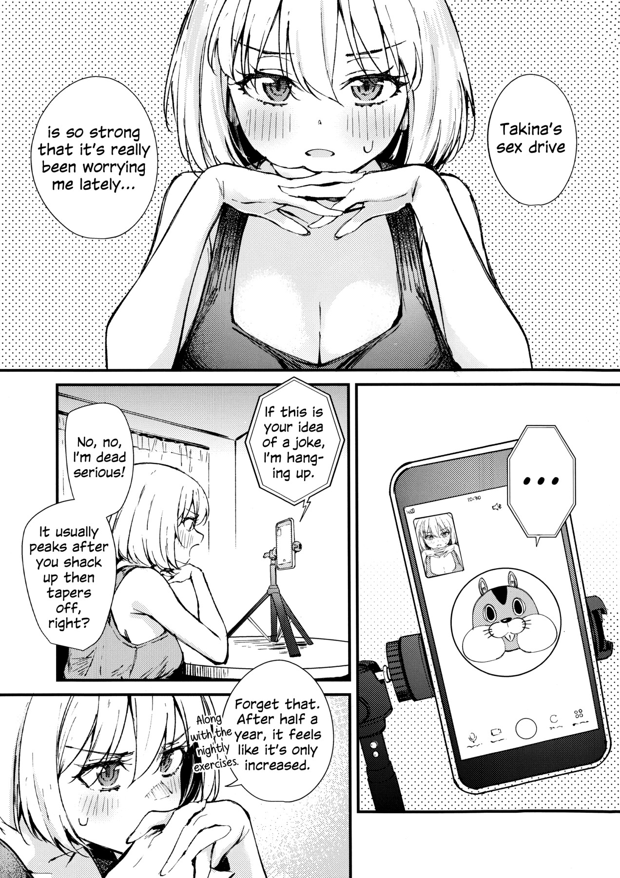 Hentai Manga Comic-My Partner's Sex Drive Is So Strong That It's Really Been Worrying Me Lately!-Read-2
